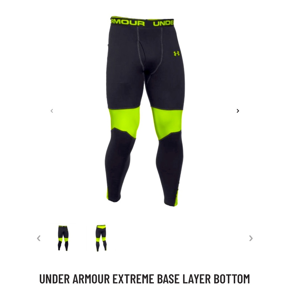 NEW Men’s Under Armour fitted extreme base layer ColdGear